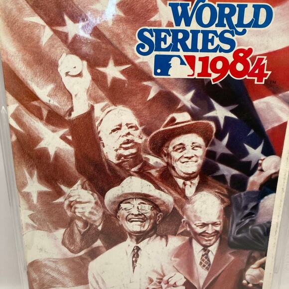 1984 MLB World Series Official Program 88 Pages Boarded and Bagged - Picture 1 of 7
